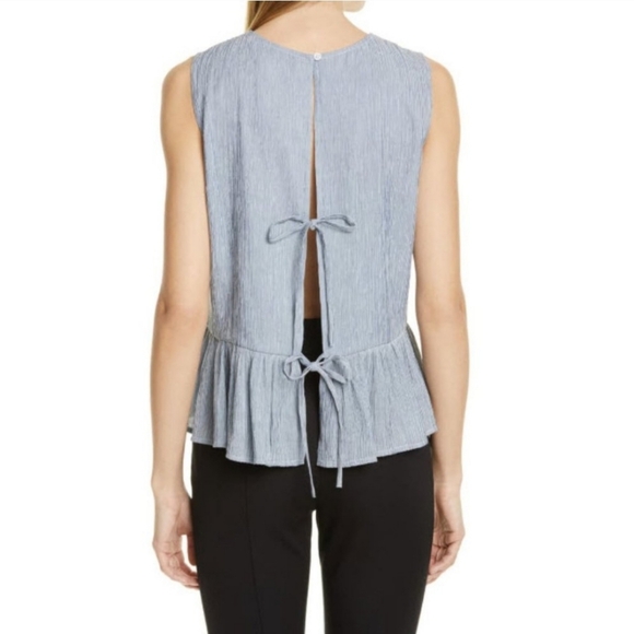 🎖Host Pick🏅⚡️🔽NWT Club Monaco Peplum Top - Picture 3 of 10